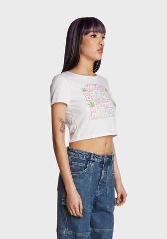Keep Blazin Crop Tee