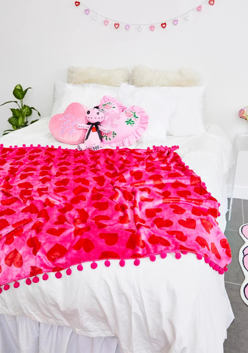 Loyal Maneater Fleece Throw Blanket