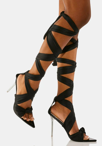 Keep It Simple Wrap Heels