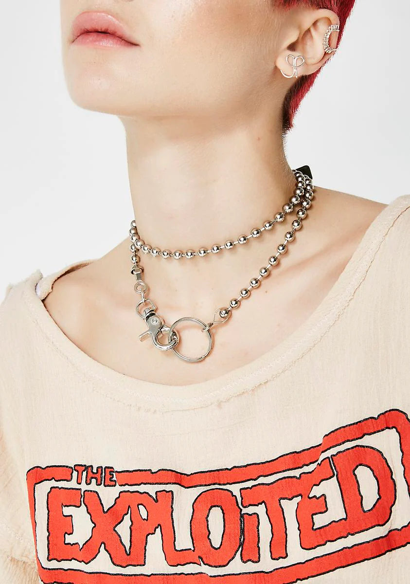 Too Kool Ball N' Chain Necklace
