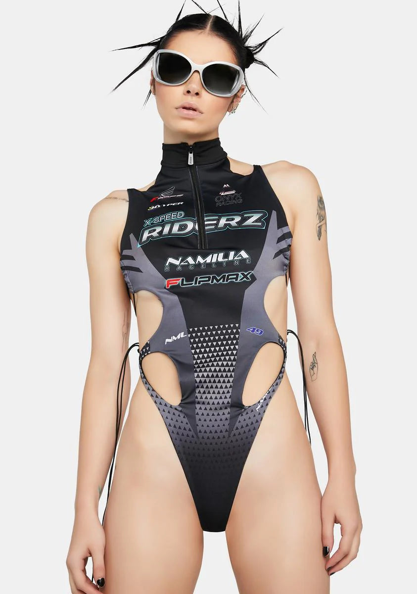 Riderz String Cut-Out Bodysuit