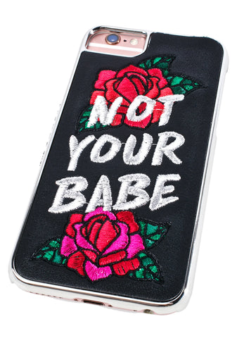 Not Your Babe iPhone Case