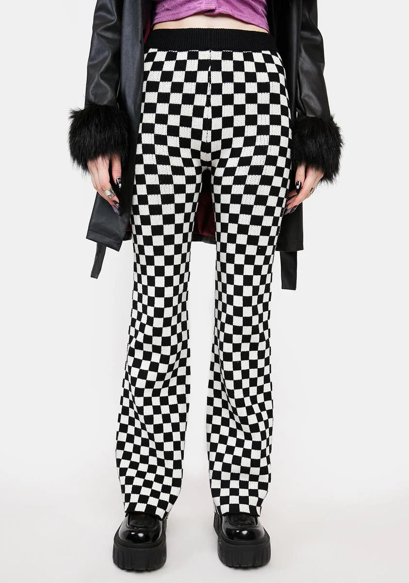 Night On The Move Checkered Pants