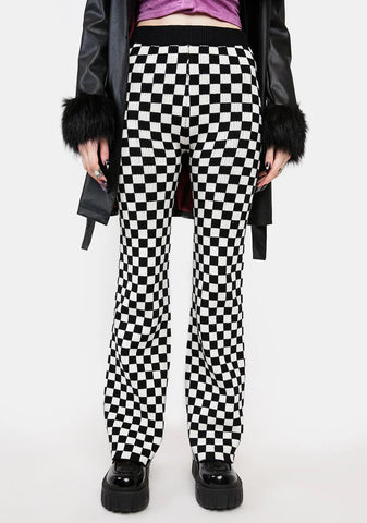 Night On The Move Checkered Pants