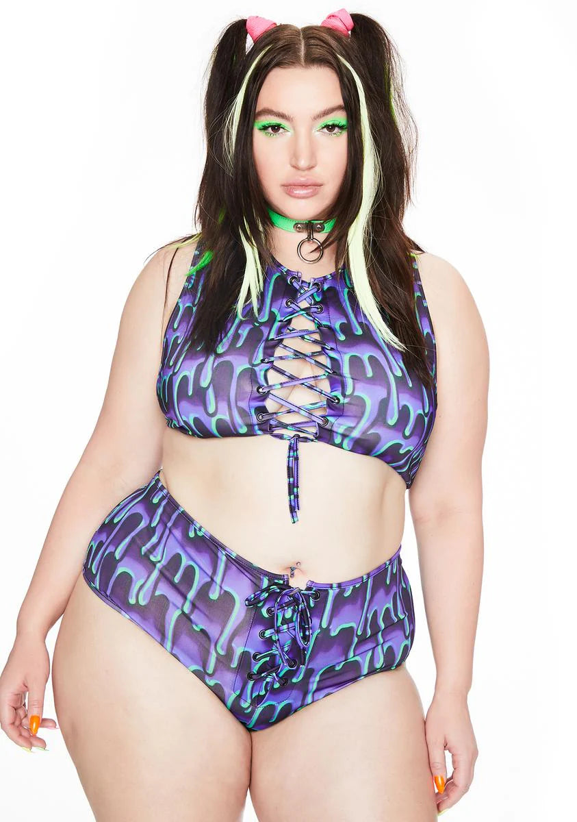 So Ooey Gooey Lace-Up Bottoms