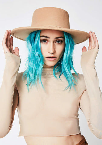 High Up Wide Brim Hat