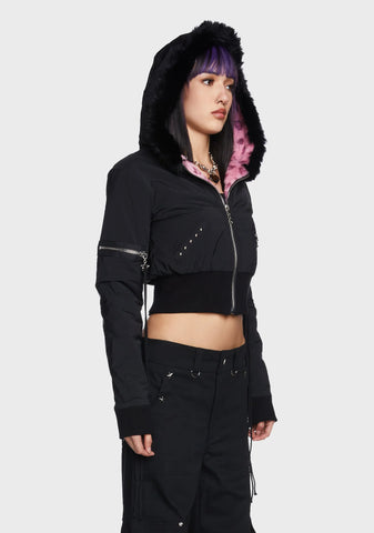 Toxic Cropped Jacket