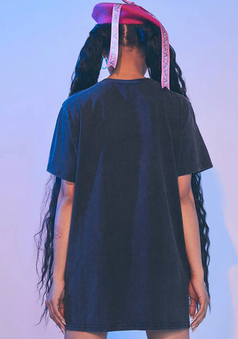 Starshine Affection Airbrushed Oversized Tee