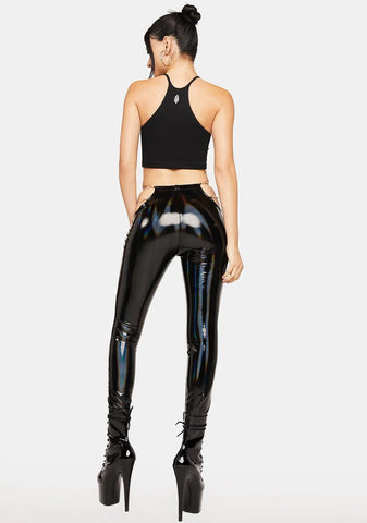 Virtual World Vinyl Pants