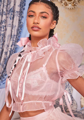 Beauty So Rare Organza Top