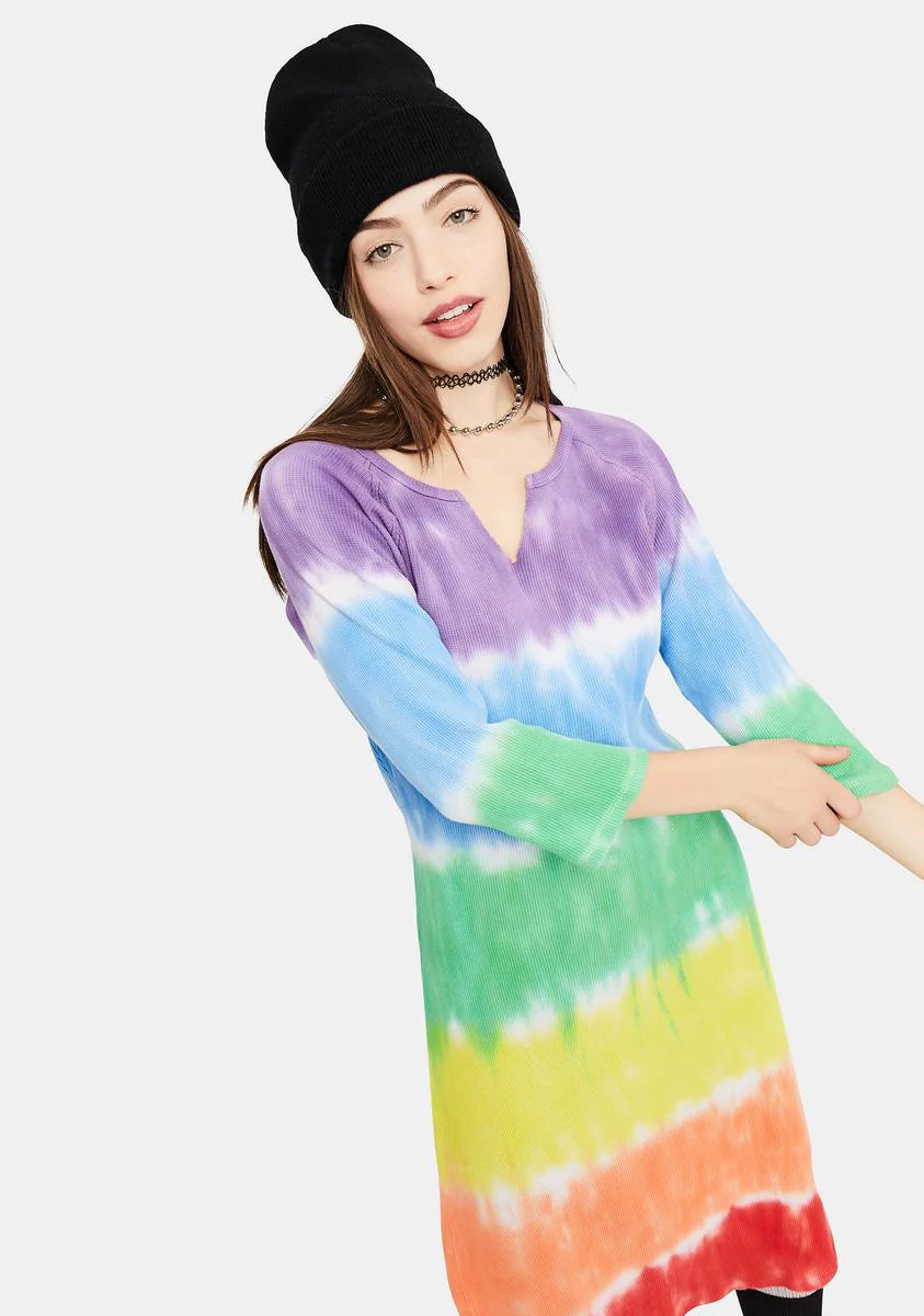 Jolly Happy Soul Tie Dye Midi Dress