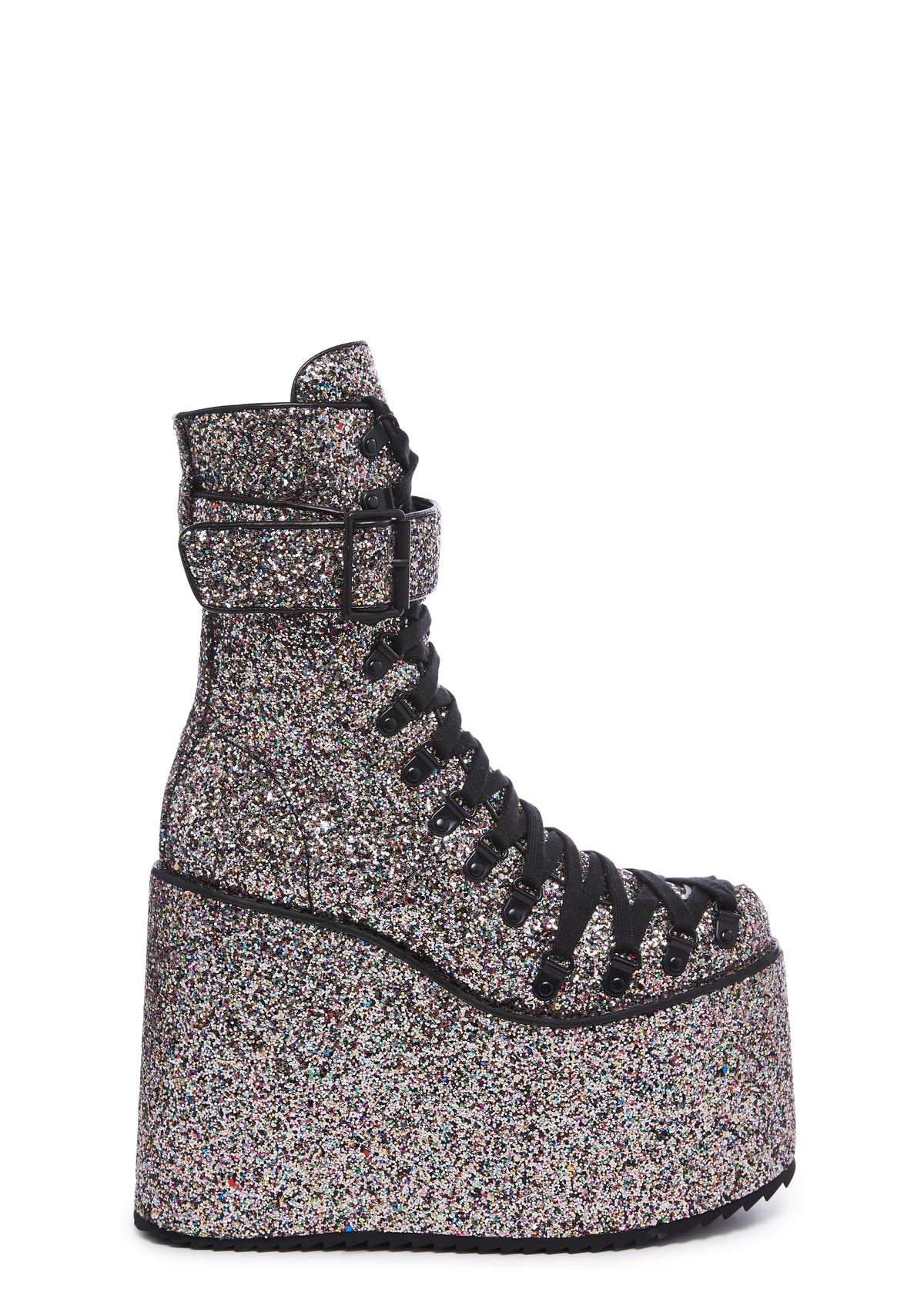 Sugar Coated Traitor Boots - Silver