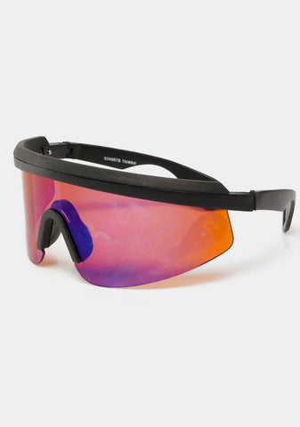 Amber Genesis Shield Sunglasses