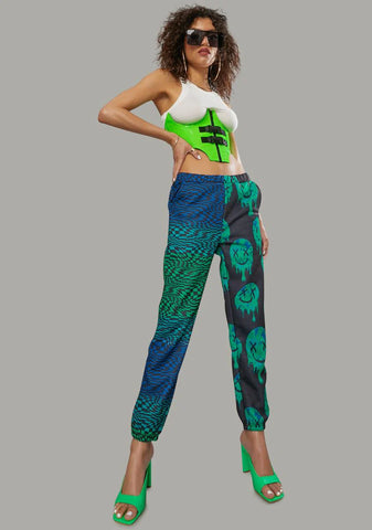 Slime Takeover Smiley Joggers