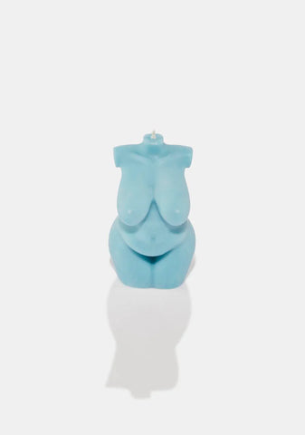 Baby Blue Queen Body Candle