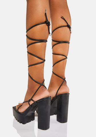 Certified Lace Up Heels