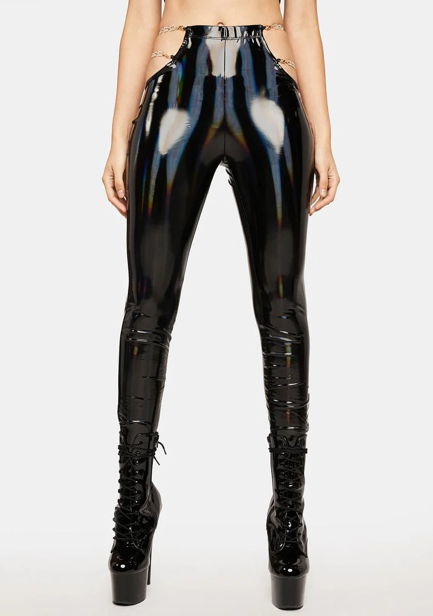 Virtual World Vinyl Pants