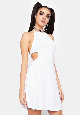 Stay With You Halter Mini Dress