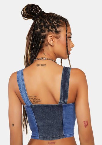 Own It Denim Corset