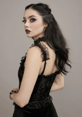 Wicked Killer In Me Velvet Bustier