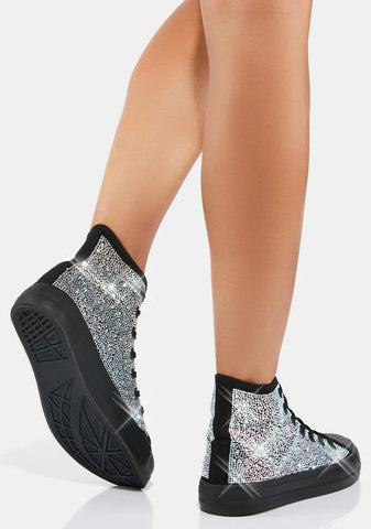 Not Chasing You High Top Sneakers