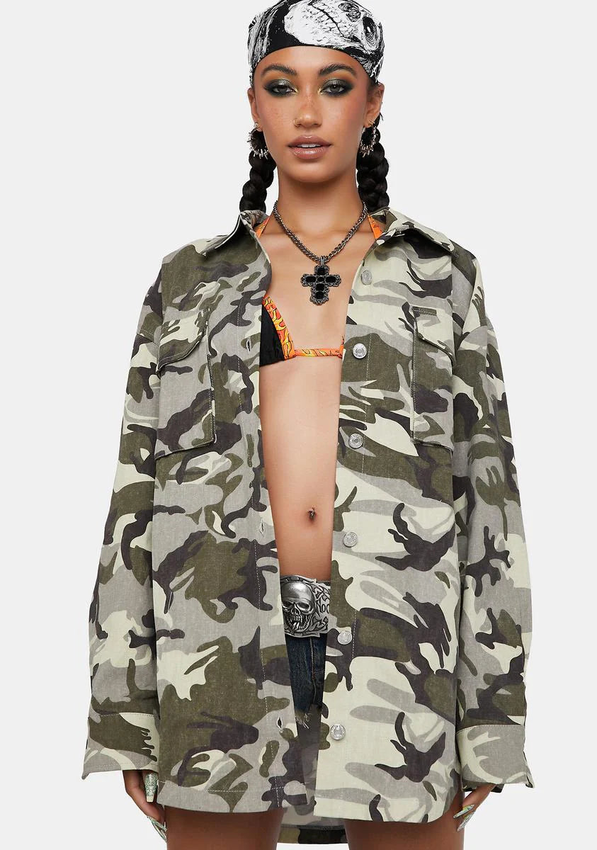 Declassified For You Camo Jacket