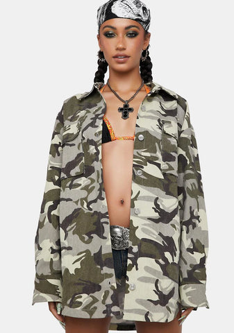 Declassified For You Camo Jacket