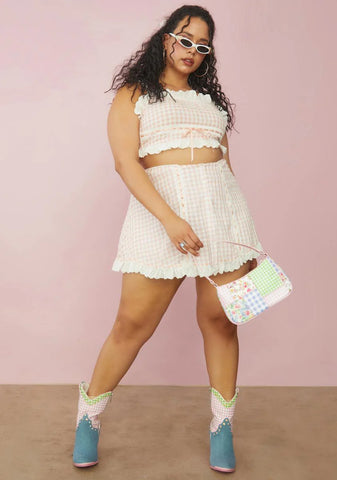 My Slice Of Heaven Gingham Tank