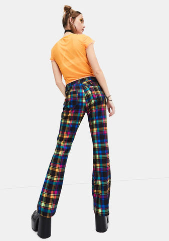 Into The Groove Plaid Pants