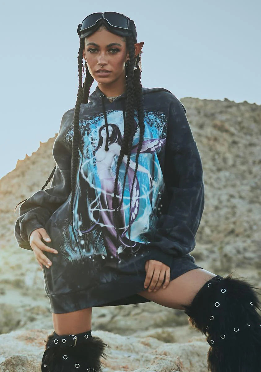 Night Sorcery Oversized Hoodie