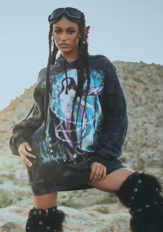 Night Sorcery Oversized Hoodie