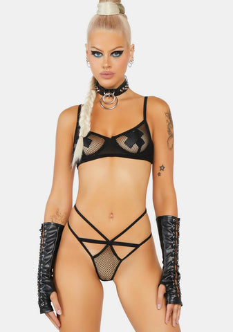 Hot Friction Fishnet G-String