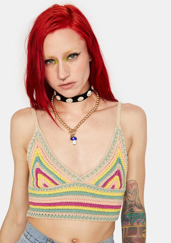 Taste The Feeling Crochet Top