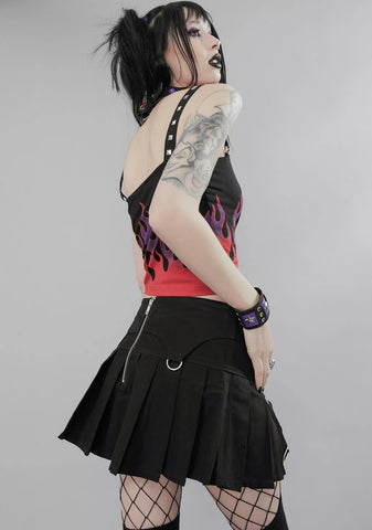 Meet The Reaper Garter Mini Skirt