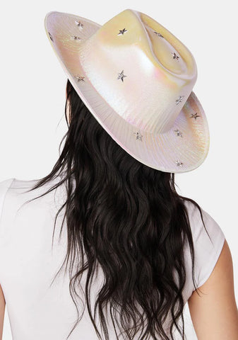 Innocent Natural-Born Star Holographic Cowboy Hat