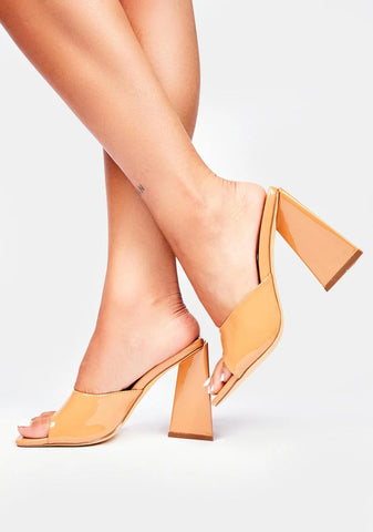 Camel Unforgettable Vibes Block Heels
