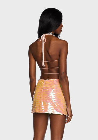 Sunset High Hopes Sequin Mini Dress