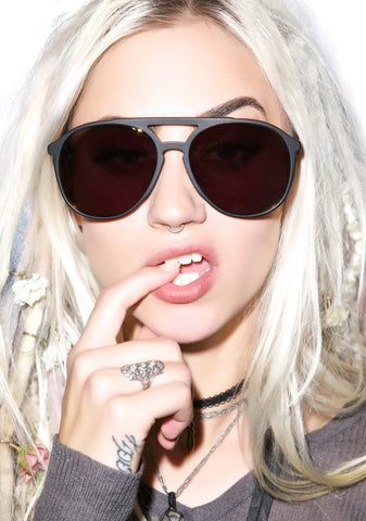 Amelia Deluxe Sunglasses - Light Blue