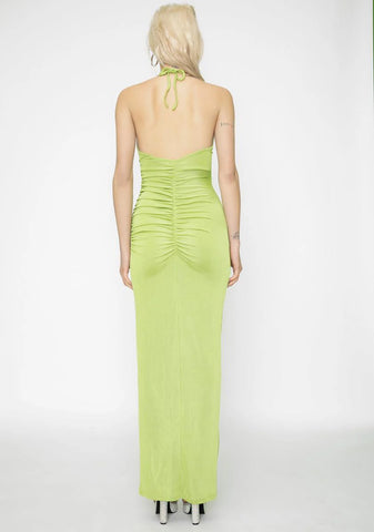 Green Halley Maxi Dress