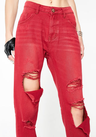 Red Envy Awesome Baggies High Waist Jeans
