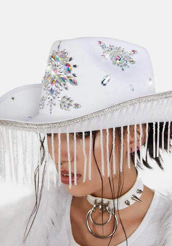 Pearl Dusty Fanfare Rhinestone Cowboy Hat