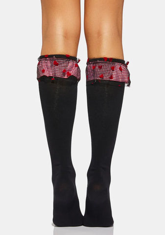 Wicked You're Sweet Knee High Socks