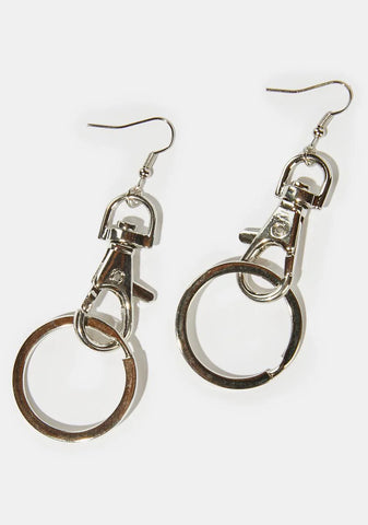 You Got Caught O-Ring Earrings