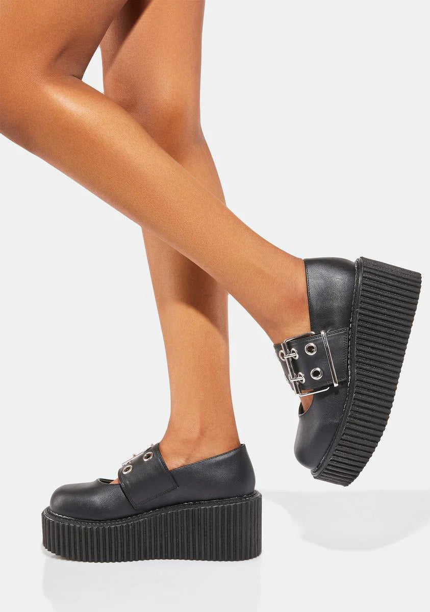 Creeper-230 Platform Mary Janes