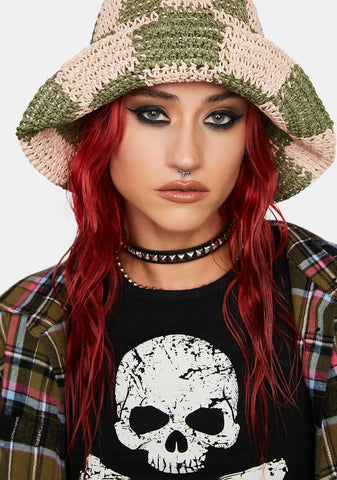 Olive Laid Back Bucket Hat