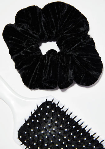 Velvet Bun Scrunchie