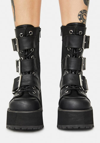 Ranger Platform Ankle Boots