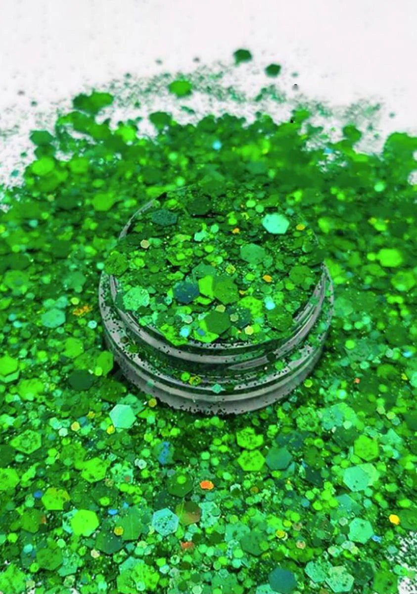 Emerald Face And Body Glitter