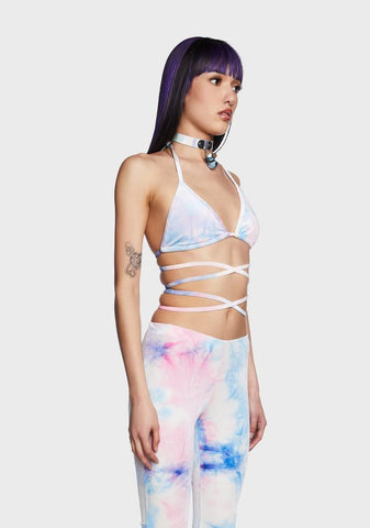 Cloud Candy Triangle Bra Top