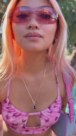 Winged Icon Bikini Skirt Set